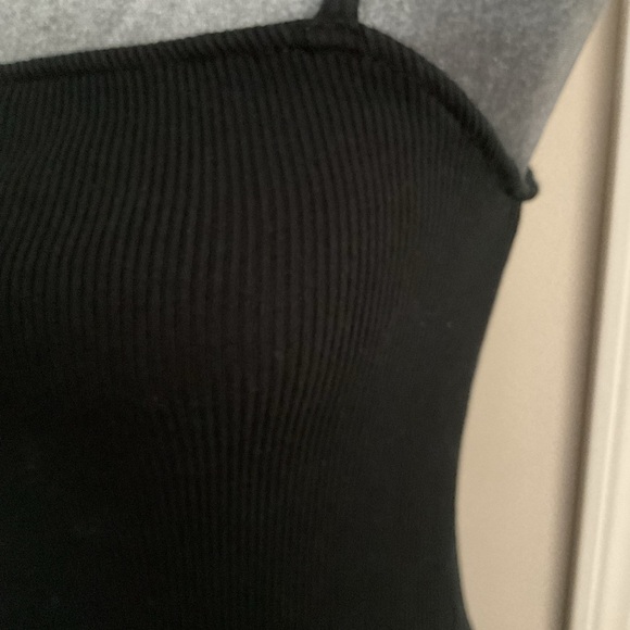 🩵 Wild Fable Black Ribbed Dress - Picture 3 of 5